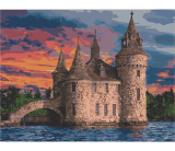 Hrad Boldt na ostrove Heart Island 40x50cm, Art Craft - vypnuté plátno na rám