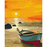 Teplý večer 40x50cm, Art Craft - vypnuté plátno na rám