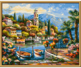 Na jazere Como (24 X 30 cm) - rozbalené