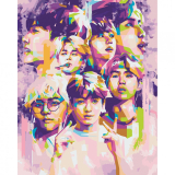 BTS 40x50cm, Art Craft - vypnuté plátno na rám
