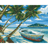 Dovolenka snov 40x50cm, Art Craft - vypnuté plátno na rám
