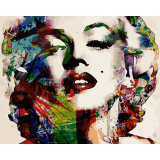 Marilyn 40x50cm, Art Craft - vypnuté plátno na rám