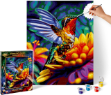 Kolibrík (40 x 50 cm) Maľovanie podľa čísel