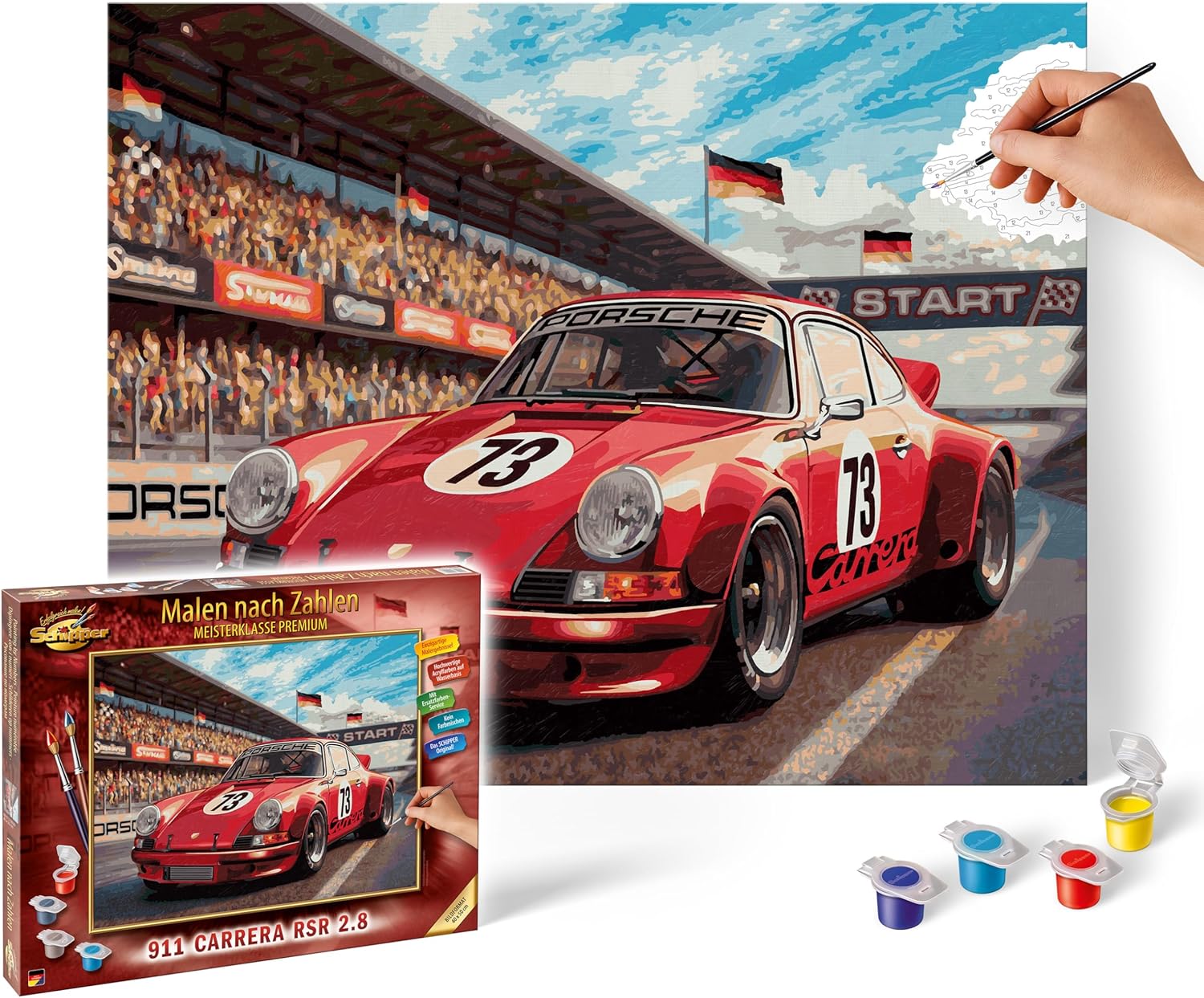 Porsche 911 Carrera RSR 2.8 (40 x 50 cm) Maľovanie podľa čísel Porsche 911 Carrera RSR 2.8 (40 x 50 cm) Maľovanie podľa čísel